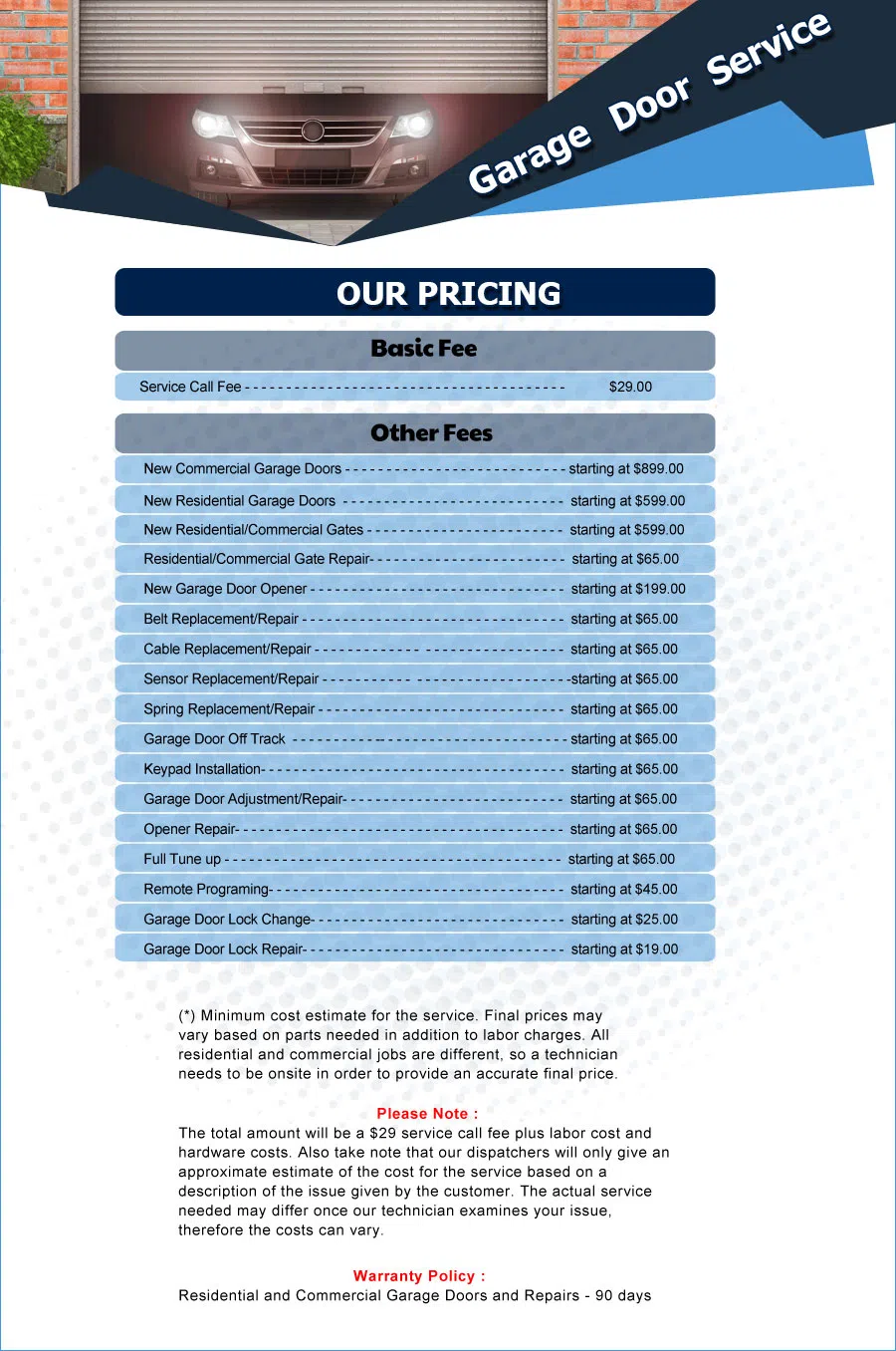 Eagle Garage Door Service West Hills, CA 818-658-1821